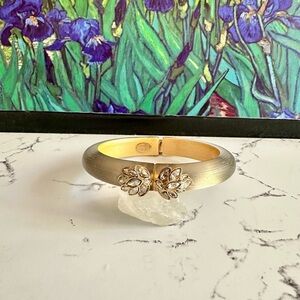 Alexis Bittar crystal embellished lucite bracelet BNWOTs